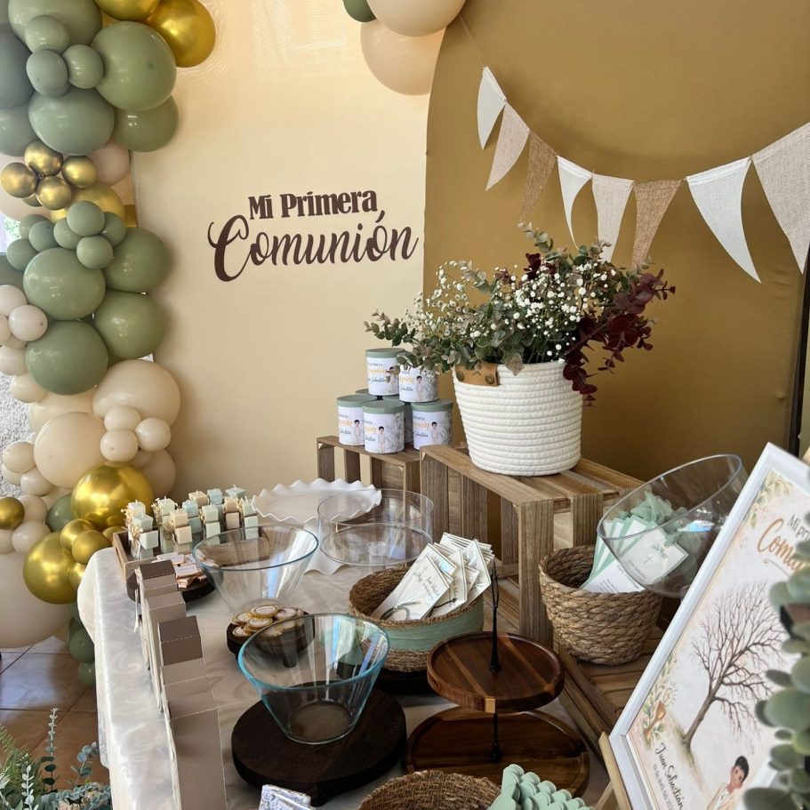 Decoración y Candy Bar